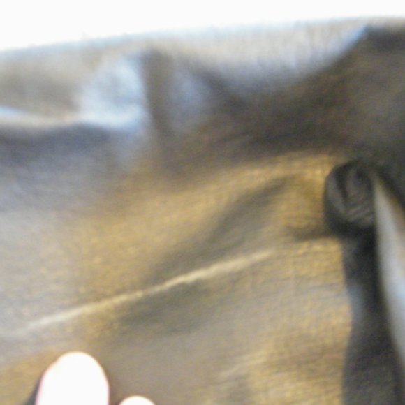Women Leather Jacket Coat Size Large from Colebrook co - light scuff marks - Picture 7 of 7